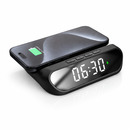 Reloj despertador con carga inalambrica