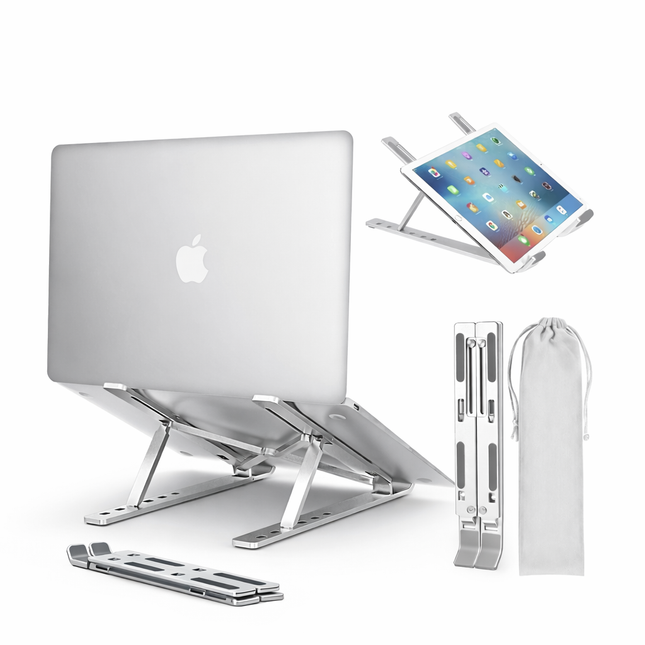 Soporte Plegable Base Notebook Regulable Aluminio