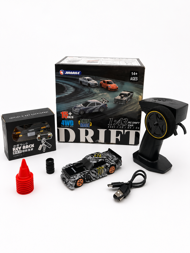 Combo Drift King Auto RC + Porta llaveros Toyota aero