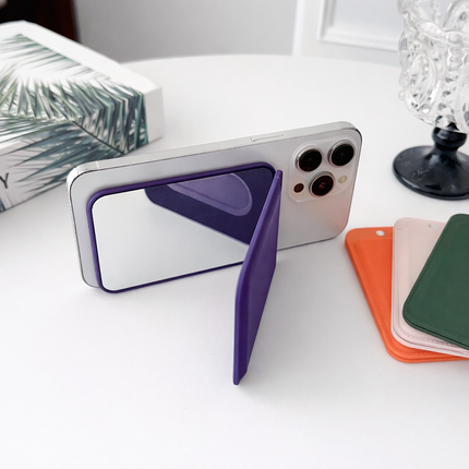 Billetera Magnética Magsafe Con Soporte Y Espejo