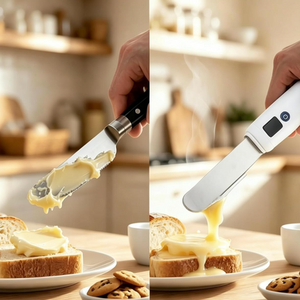Cuchillo Eléctrico Calentador para Mantequilla
