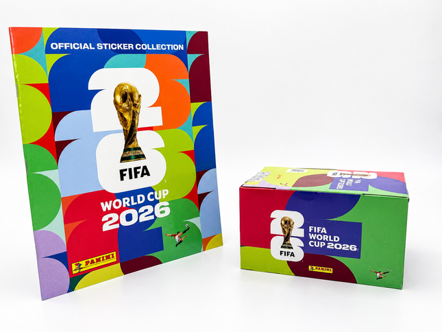 Caja de figuras (104 sobres) + Album gratis!